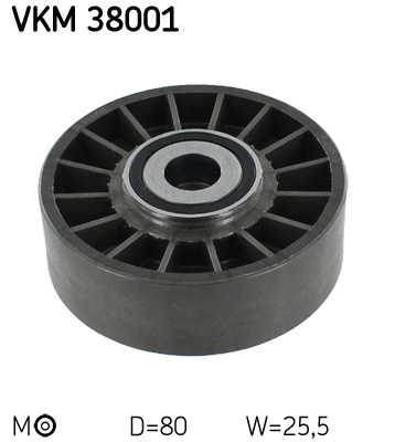 SKF Vezetőgörgő, hosszbordás szíj VKM38001_SKF